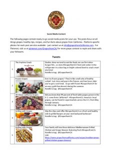 retail dietitian toolkit grapes from california